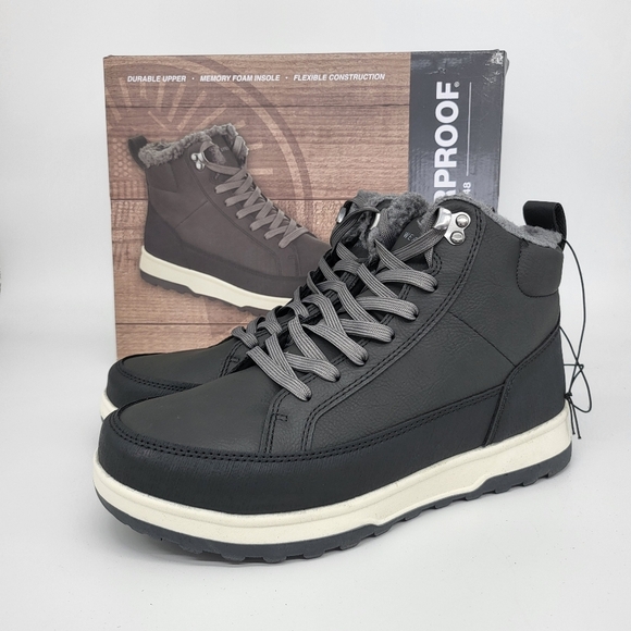 New Weatherproof Men's Log Jam Snow Boots Size 10 - Picture 1 of 8
